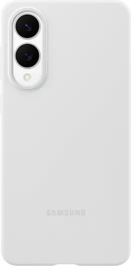 Origineel Samsung Galaxy S25 Edge Hoesje Silicone Case Back Cover Grijs afbeelding 1
