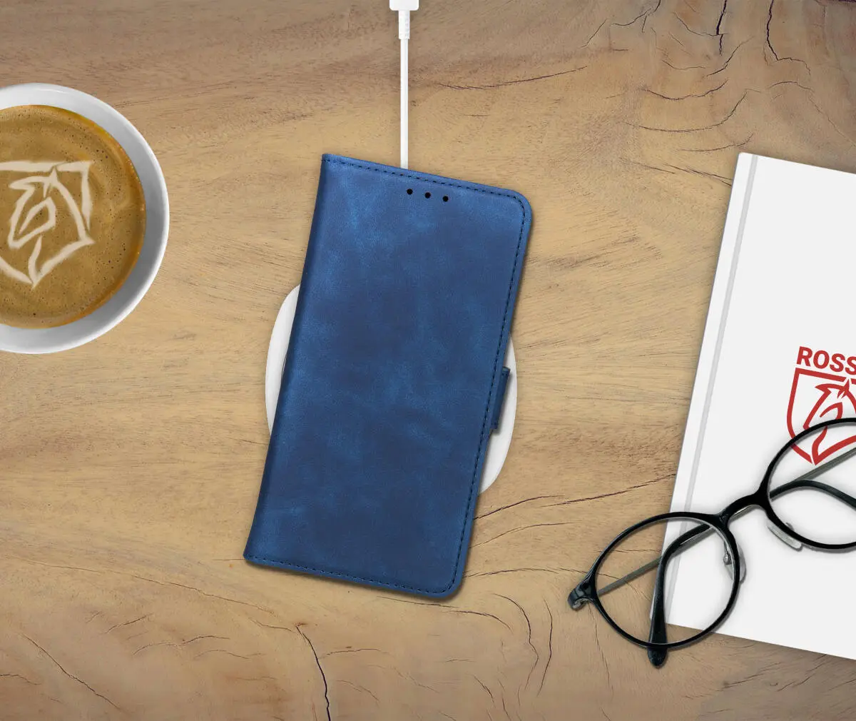 Rosso Element Xiaomi Poco X7 Pro Hoesje Book Case Wallet Blauw afbeelding 7