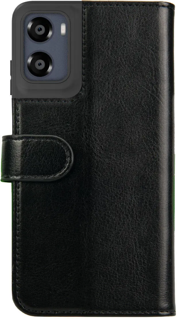 Rosso Element Motorola Moto G05 Hoesje Book Case Wallet Zwart afbeelding 2