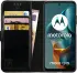 Rosso Element Motorola Moto G05 Hoesje Book Case Wallet Zwart afbeelding 1