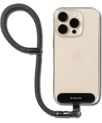 Ringke Holder Link & Flow Hand Strap P-Type - Universeel Telefoonkoord Zwart afbeelding