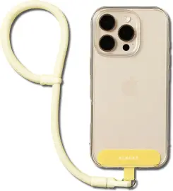Ringke Holder Link & Flow Hand Strap P-Type - Universeel Telefoonkoord Geel