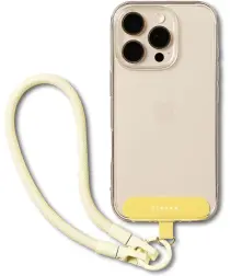 Ringke Holder Link & Flow Hand Strap U-Type - Universeel Telefoonkoord Geel afbeelding