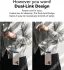 Ringke Holder Link & Flow Hand Strap U-Type - Universeel Telefoonkoord Blauw afbeelding 3
