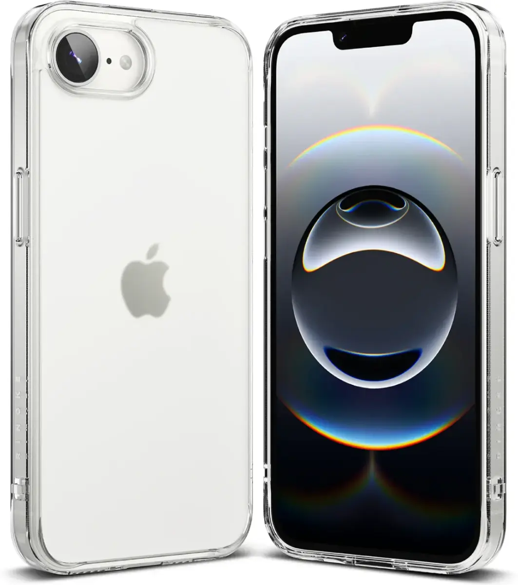 Ringke Fusion Apple iPhone 16e Hoesje Back Cover Matte Transparant afbeelding 1