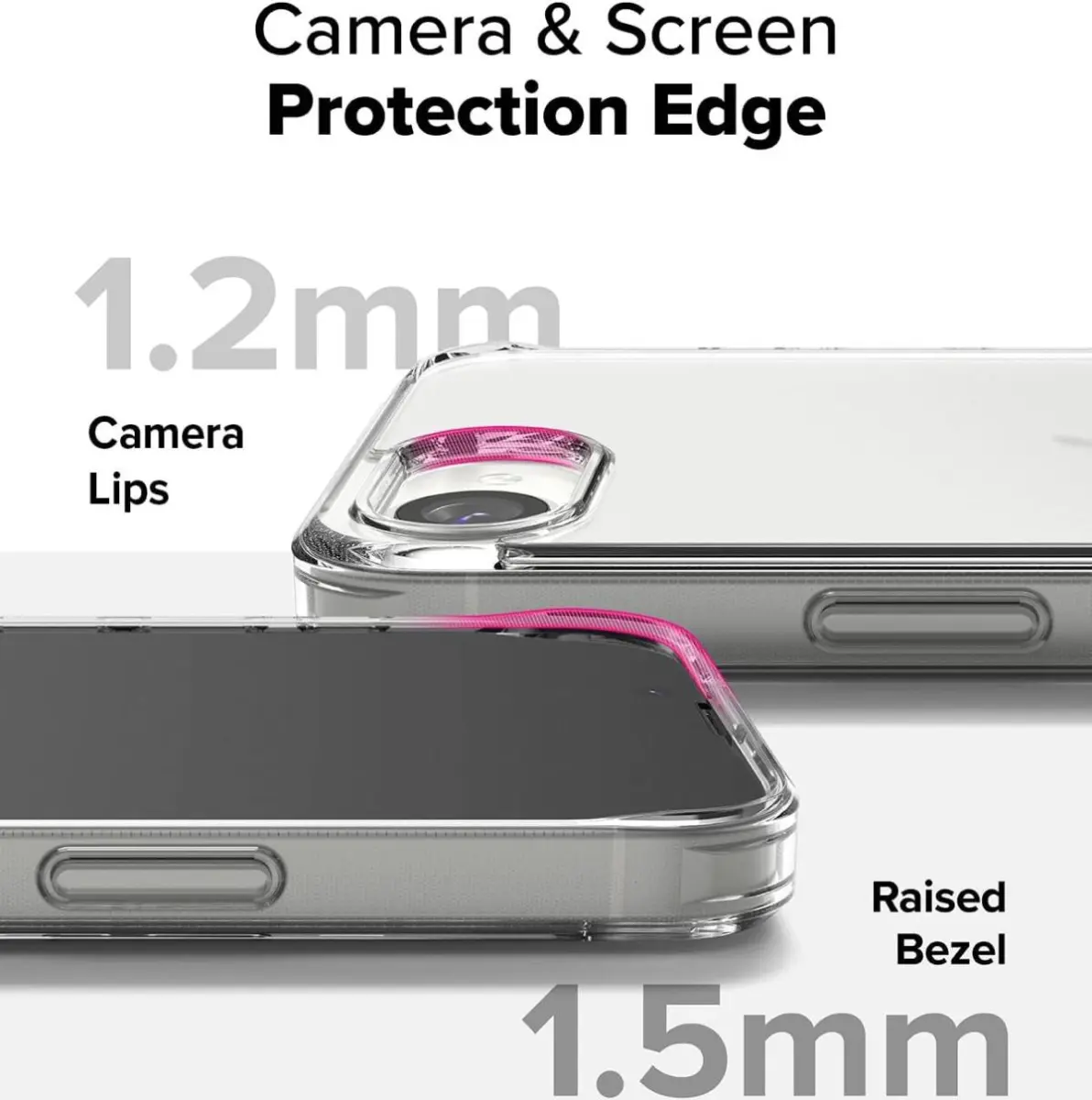 Ringke Fusion Apple iPhone 16e Hoesje Back Cover Matte Transparant afbeelding 8