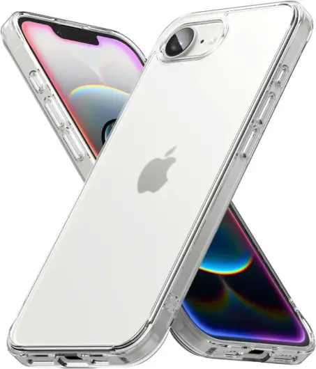Ringke Fusion Apple iPhone 16e Hoesje Back Cover Matte Transparant afbeelding 2