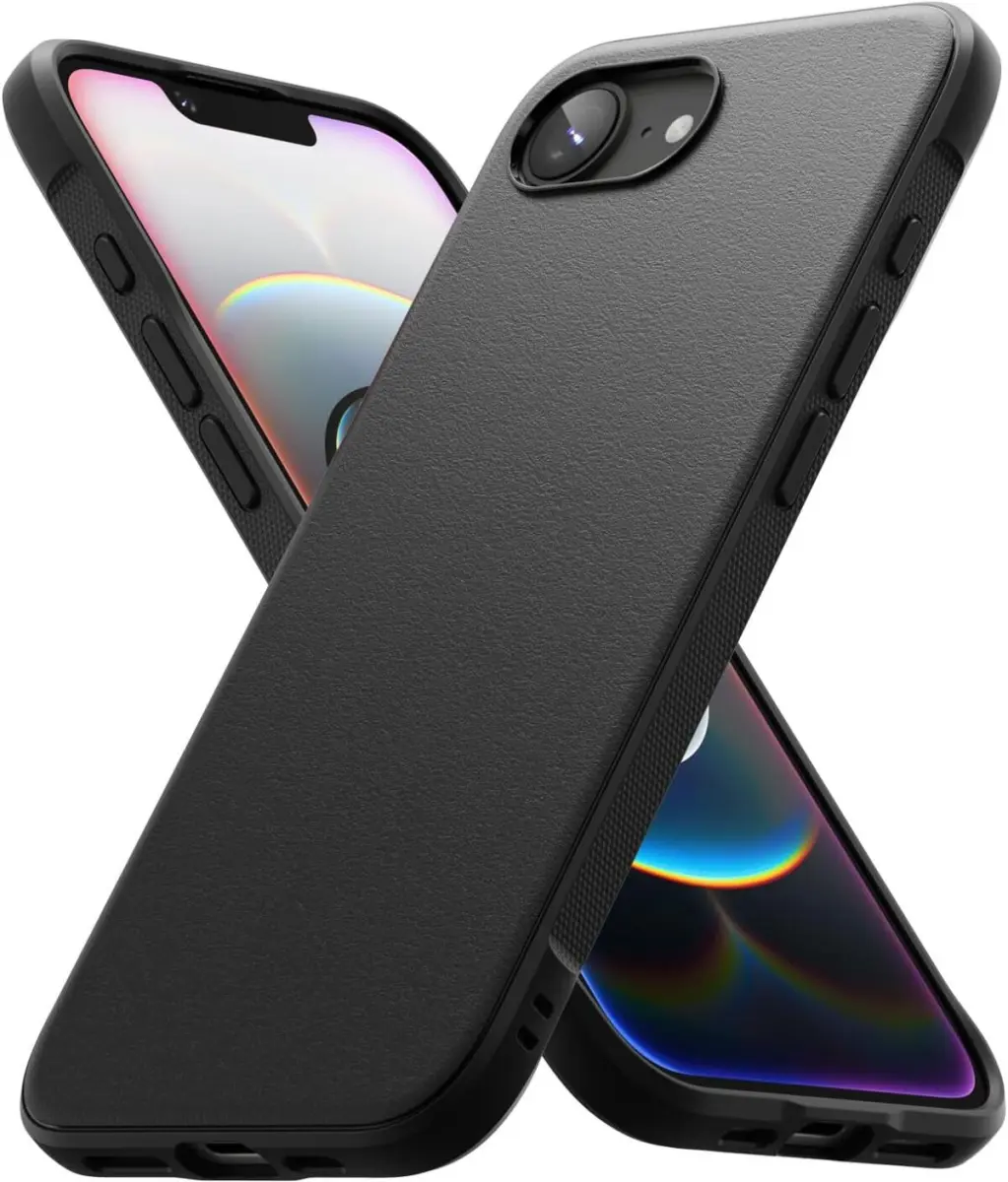 Ringke Onyx Apple iPhone 16e Hoesje Flexibel TPU Back Cover Zwart afbeelding 2
