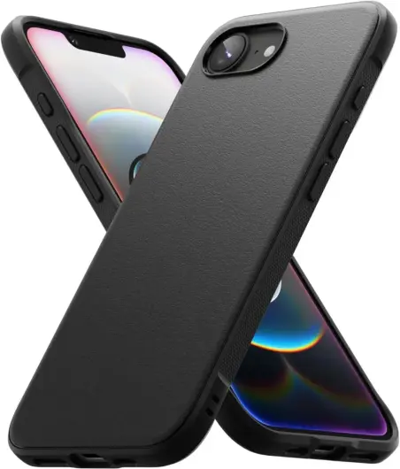 Ringke Onyx Apple iPhone 16e Hoesje Flexibel TPU Back Cover Zwart afbeelding 2