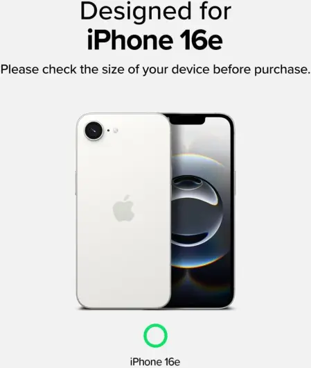 Ringke Onyx Apple iPhone 16e Hoesje Flexibel TPU Back Cover Zwart afbeelding 3