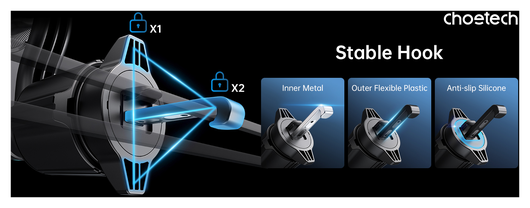 Choetech MagLeap Qi2 15W MagSafe Telefoonhouder Auto met Draadloos Opladen 15W afbeelding 11