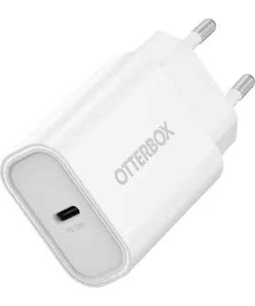 OtterBox 20W GaN USB-C Oplader Power Delivery Snellader Wit Opladers