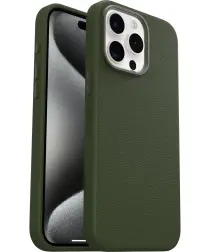 OtterBox Symmetry Cactus Leer MagSafe Apple iPhone 15 Pro Max Hoesje Groen