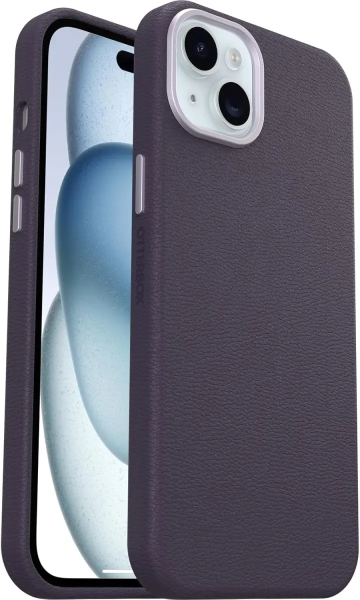 OtterBox Symmetry Cactus Leer MagSafe Apple iPhone 15 Plus/14 Plus Hoesje Paars afbeelding 1