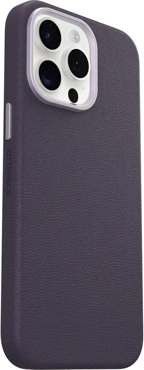 OtterBox Symmetry Cactus Leer MagSafe Apple iPhone 15 Pro Max Hoesje Paars afbeelding 2