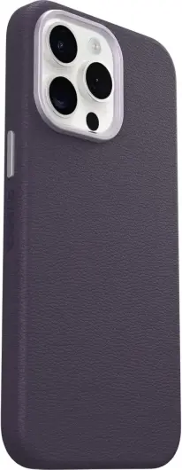 OtterBox Symmetry Cactus Leer MagSafe Apple iPhone 15 Pro Max Hoesje Paars afbeelding 2