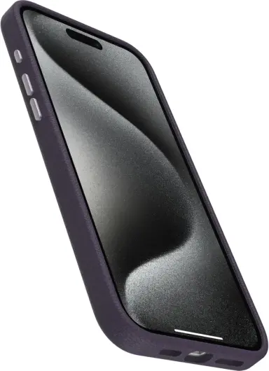 OtterBox Symmetry Cactus Leer MagSafe Apple iPhone 15 Pro Max Hoesje Paars afbeelding 3
