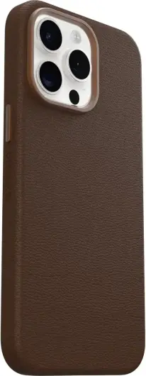 OtterBox Symmetry Cactus Leer MagSafe Apple iPhone 15 Pro Max Hoesje Bruin afbeelding 2