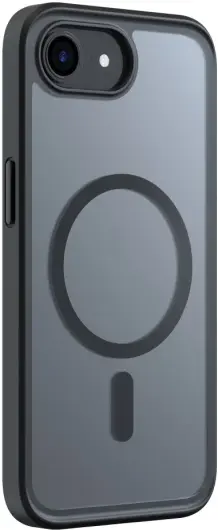 TORRAS Guardian Magnetic iPhone 16e Hoesje MagSafe Back Cover Zwart afbeelding 1