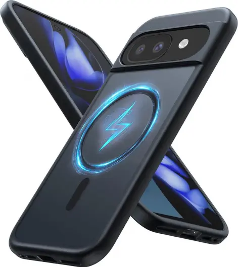 TORRAS Guardian Magnetic Google Pixel 9a Hoesje met MagSafe Zwart afbeelding 7