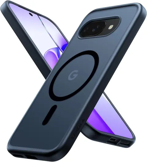 TORRAS Guardian Magnetic Google Pixel 9a Hoesje met MagSafe Zwart afbeelding 1