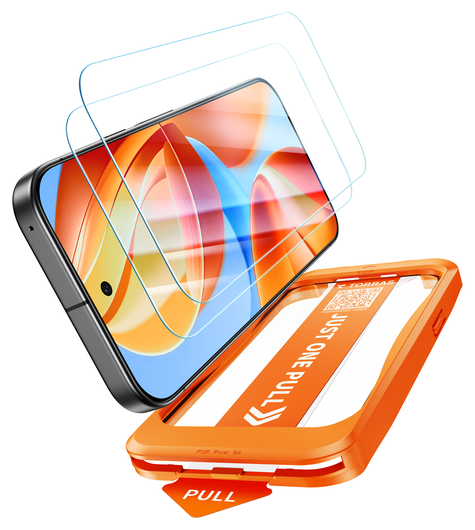 TORRAS Install Master Google Pixel 9a Screen Protector Installatietray 2-Pack afbeelding 1