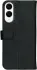 Rosso Deluxe Samsung Galaxy S25 Edge Hoesje Echt Leer Book Case Zwart afbeelding 10