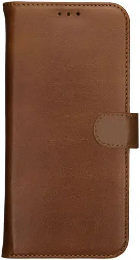 Rosso Deluxe Samsung Galaxy S25 Edge Hoesje Echt Leer Book Case Bruin afbeelding 13