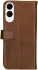 Rosso Deluxe Samsung Galaxy S25 Edge Hoesje Echt Leer Book Case Bruin afbeelding 11