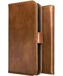 Rosso Element Samsung Galaxy S25 Edge Hoesje Book Case Wallet Bruin afbeelding