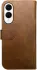 Rosso Element Samsung Galaxy S25 Edge Hoesje Book Case Wallet Bruin afbeelding 2