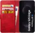 Rosso Element Samsung Galaxy S25 Edge Hoesje Book Case Wallet Rood