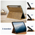 Rosso Element Samsung Galaxy Tab S10 FE Plus Hoes Book Case Bruin afbeelding 2