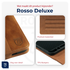 Rosso Deluxe Samsung Galaxy Tab S10 FE Plus Hoes Book Case Echt Leer Bruin afbeelding 4