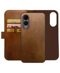 Rosso Element Uitneembaar 2-in-1 Samsung Galaxy S25 Edge Hoesje Bruin afbeelding