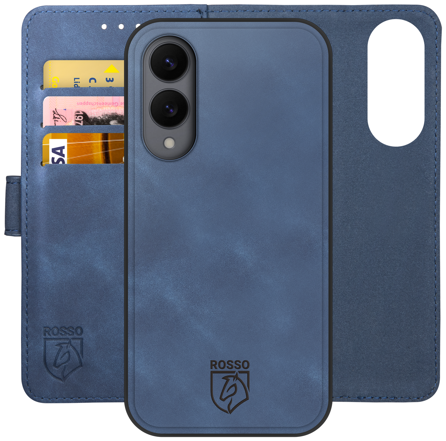 Rosso Element Uitneembaar 2-in-1 Samsung Galaxy S25 Edge Hoesje Blauw afbeelding 1