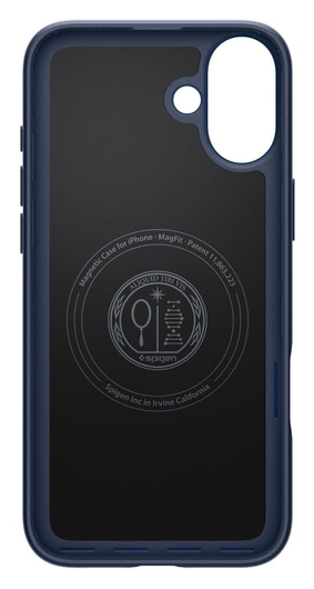 Spigen Thin Fit MagFit Apple iPhone 16 Plus Hoesje MagSafe Back Cover Blauw afbeelding 4