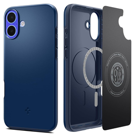 Spigen Thin Fit MagFit Apple iPhone 16 Plus Hoesje MagSafe Back Cover Blauw