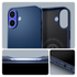 Spigen Thin Fit MagFit Apple iPhone 16 Plus Hoesje MagSafe Back Cover Blauw afbeelding 3