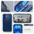 Spigen Thin Fit MagFit Apple iPhone 16 Plus Hoesje MagSafe Back Cover Blauw afbeelding 9