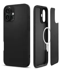 Spigen Cyrill Kajuk Mag Apple iPhone 16 Plus Hoesje MagSafe Back Cover Zwart afbeelding