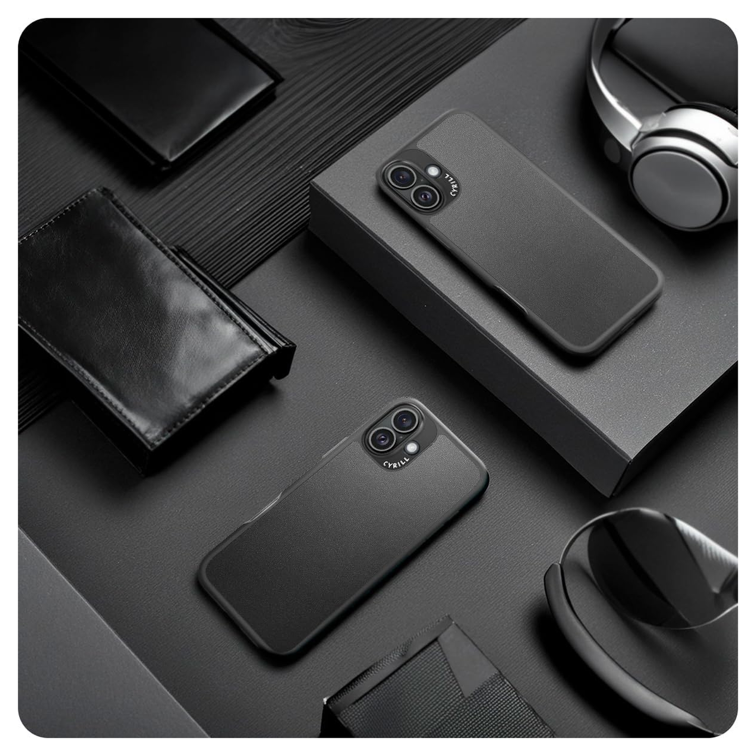 Spigen Cyrill Kajuk Mag Apple iPhone 16 Plus Hoesje MagSafe Back Cover Zwart afbeelding 7