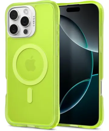 Spigen Cyrill Ultra Sheer Apple iPhone 16 Pro Max Hoesje met MagSafe Groen Hoesjes