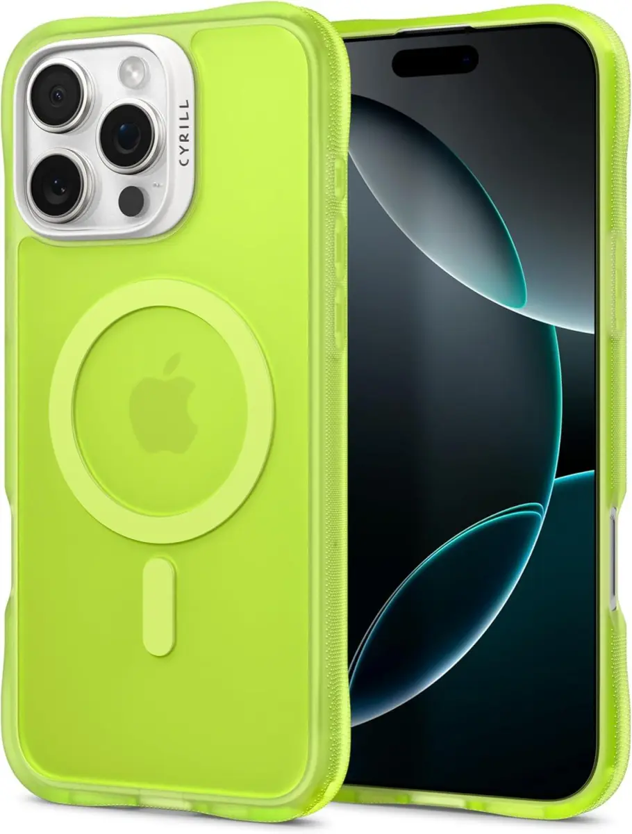 Spigen Cyrill Ultra Sheer Apple iPhone 16 Pro Max Hoesje met MagSafe Groen afbeelding 1