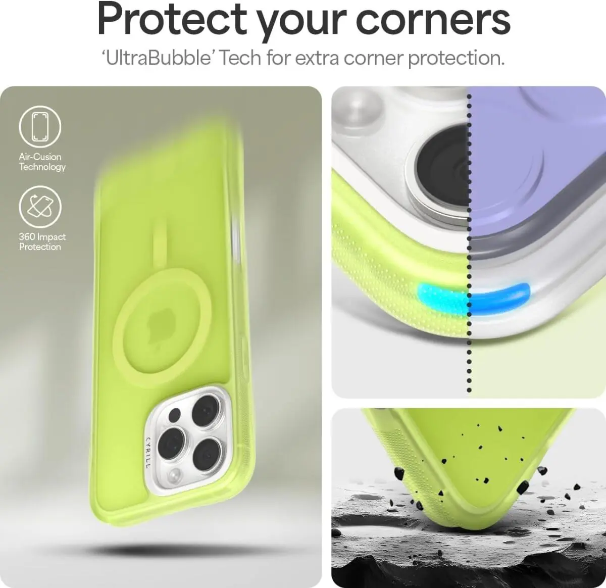 Spigen Cyrill Ultra Sheer Apple iPhone 16 Pro Max Hoesje met MagSafe Groen afbeelding 4