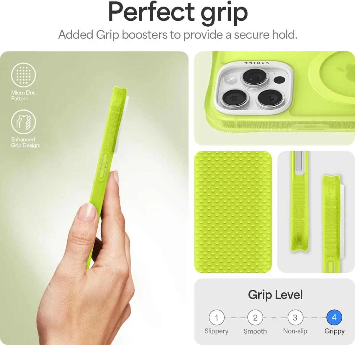 Spigen Cyrill Ultra Sheer Apple iPhone 16 Pro Max Hoesje met MagSafe Groen afbeelding 5