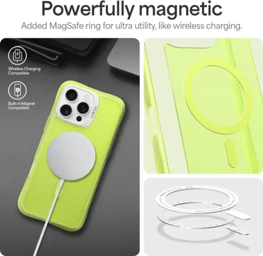 Spigen Cyrill Ultra Sheer Apple iPhone 16 Pro Max Hoesje met MagSafe Groen afbeelding 6