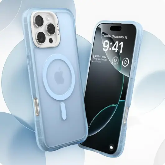 Spigen Cyrill Ultra Sheer Apple iPhone 16 Pro Max Hoesje met MagSafe Blauw afbeelding 2