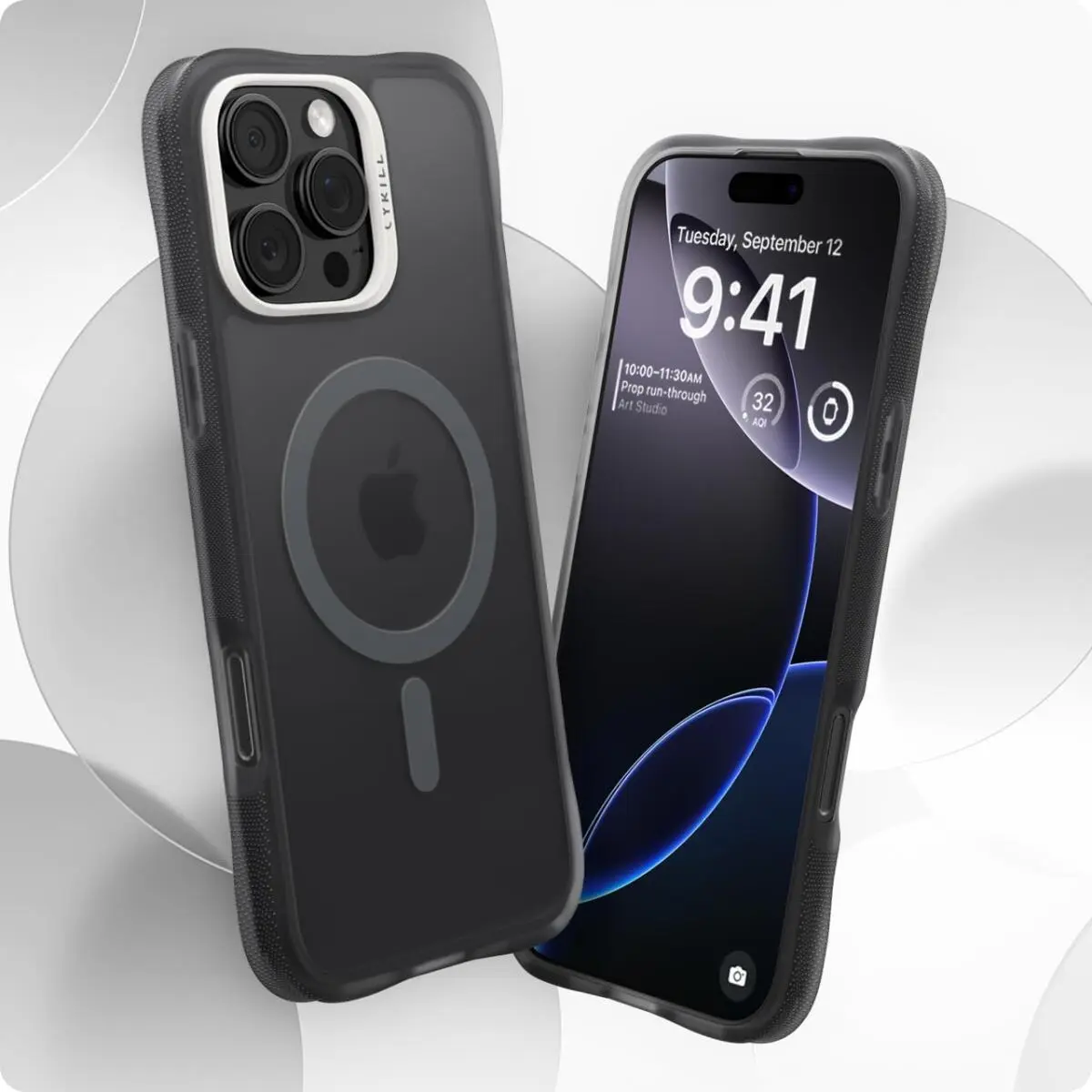 Spigen Cyrill Ultra Sheer Apple iPhone 16 Pro Max Hoesje met MagSafe Grijs afbeelding 2