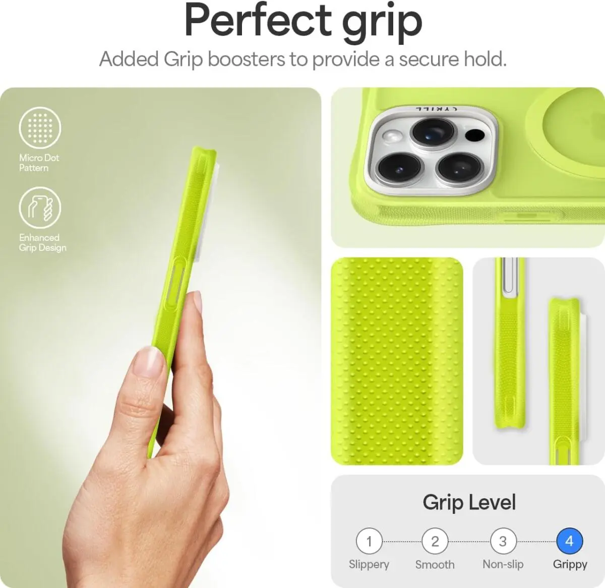 Spigen Cyrill Ultra Sheer Apple iPhone 16 Pro Hoesje met MagSafe Groen afbeelding 5